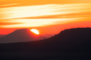 Sunrise in Saxon Switzerland Sunrise in Saxon Switzerland